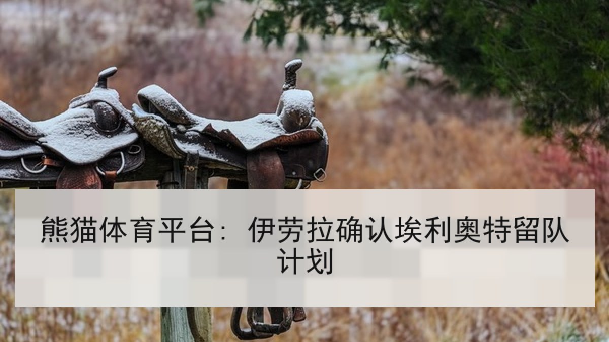 熊猫体育平台: 伊劳拉确认埃利奥特留队计划